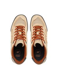 New Balance Sneakersy NM600BNT Beżowy. Kolor: beżowy. Materiał: zamsz, skóra