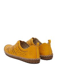 Rieker Półbuty CEO-M2852-68 Żółty. Kolor: żółty. Materiał: skóra #8