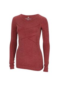 XTREME - Zestaw Damskie spodnie/koszula termoaktywna Premium. Kolor: czerwony. Materiał: wełna, poliester, elastan, poliamid. Sezon: zima. Sport: narciarstwo