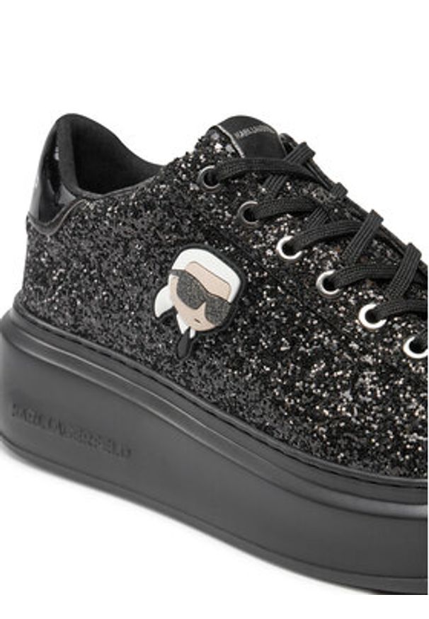 Karl Lagerfeld - KARL LAGERFELD Sneakersy KL63531N Czarny. Kolor: czarny. Materiał: syntetyk