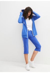 bonprix - Spodnie rybaczki z bawełny ze stretchem (2 pary). Kolor: niebieski. Materiał: bawełna. Styl: sportowy #2