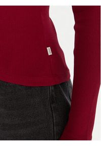 Guess Jeans Golf W5BP23 KA0H1 Czerwony Slim Fit. Typ kołnierza: golf. Kolor: czerwony. Materiał: bawełna #4