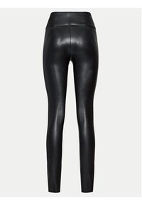 Wolford Legginsy Edie 19298 Czarny Slim Fit. Kolor: czarny. Materiał: skóra #6