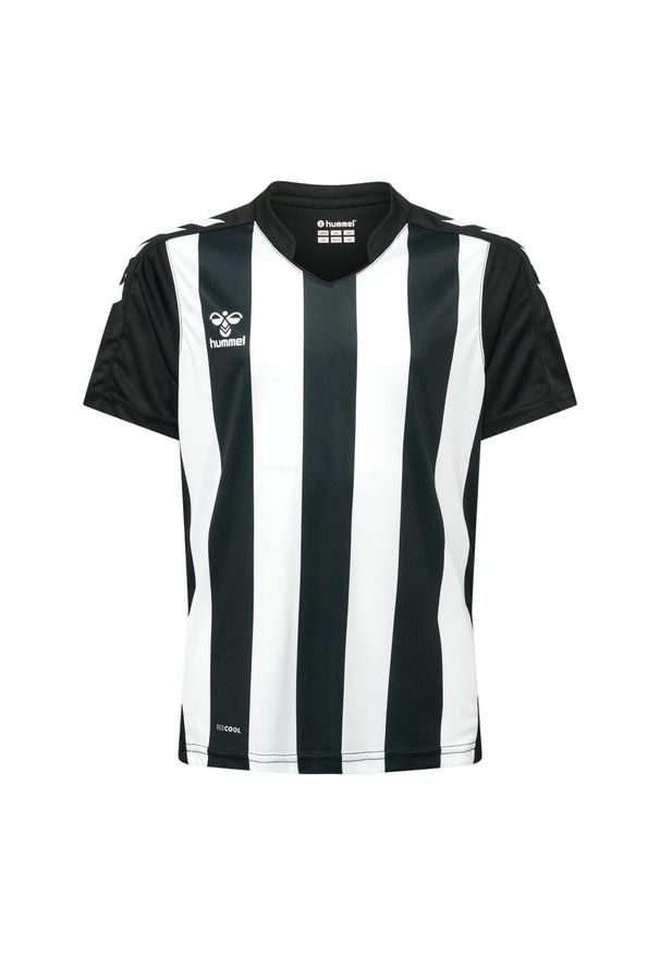 Koszulka dziecięca Hummel Striped. Kolor: czarny, biały, wielokolorowy. Materiał: jersey