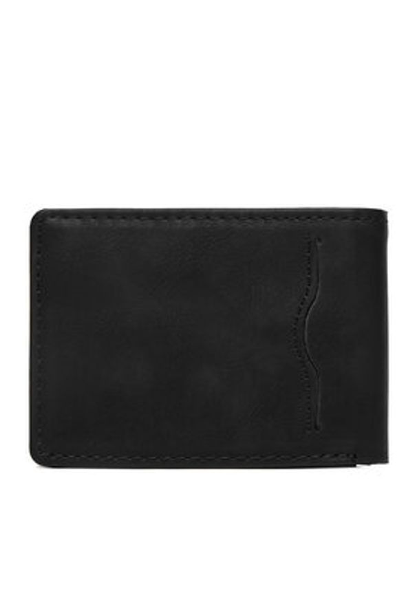 Quiksilver Portfel AQYAA03357 Czarny. Kolor: czarny. Materiał: skóra
