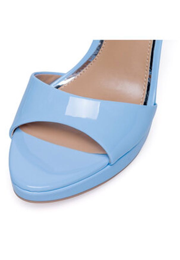 Nine West Sandały WFA2733-2 Niebieski. Kolor: niebieski. Materiał: syntetyk