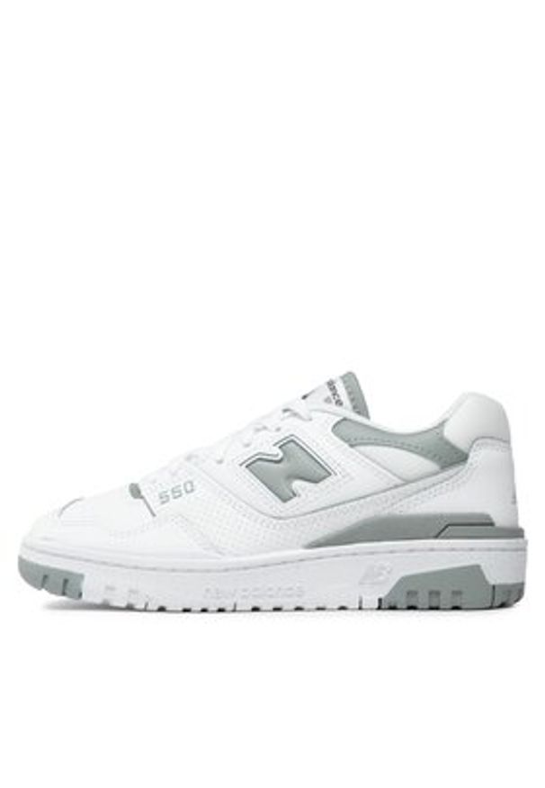 New Balance Sneakersy BBW550BG Biały. Kolor: biały. Materiał: skóra