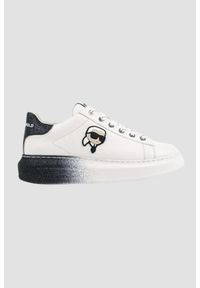 Karl Lagerfeld - KARL LAGERFELD Białe damskie sneakersy KAPRI Ombre NFT Lo Lace, Rozmiar 39. Kolor: biały. Materiał: materiał #1