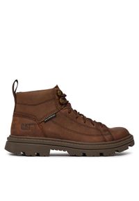 CAT Footwear Trapery Modulate P725406 Brązowy. Kolor: brązowy. Materiał: skóra
