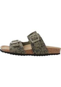 Geox - Sandały GEOX J GHITA BOY Zielony. Kolor: zielony. Materiał: syntetyk. Sezon: lato