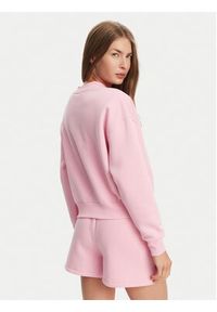 Hunter Bluza Tina HARW0042242 Różowy Cropped Fit. Kolor: różowy. Materiał: bawełna, syntetyk #5