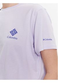 columbia - Columbia T-Shirt North Casades 1930051 Fioletowy Cropped Fit. Kolor: fioletowy. Materiał: bawełna #5