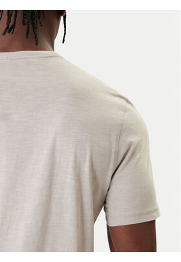 BOSS T-Shirt Tegood 50508243 Beżowy Regular Fit. Kolor: beżowy. Materiał: bawełna