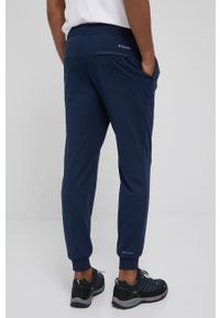 columbia - Columbia spodnie dresowe Tech Trail męskie kolor granatowy gładkie. Kolor: niebieski. Materiał: dresówka. Wzór: gładki #4