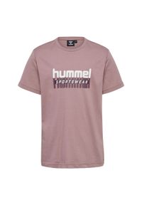 Koszulka dla dzieci Hummel Tukas. Kolor: fioletowy. Sport: joga i pilates #1