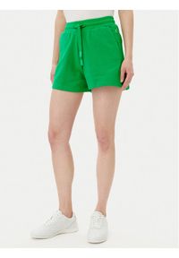 Silvian Heach Szorty sportowe Steffi GPP25115SH Zielony Regular Fit. Kolor: zielony. Materiał: bawełna