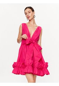 Pinko Sukienka koktajlowa Sigma 101782 Y3LE Różowy Regular Fit. Kolor: różowy. Materiał: syntetyk. Styl: wizytowy #1