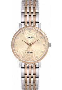 Zegarek damski Timex TW2T38700 CYRKONIE srebrny. Kolor: srebrny #1