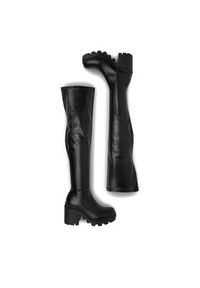 DeeZee Kozaki ZB362-2A Czarny. Kolor: czarny. Materiał: syntetyk, materiał