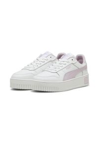 Puma - Młodzieżowe sneakersy Carina Street PUMA White Grape Mist Purple. Kolor: biały, fioletowy, wielokolorowy. Sezon: lato #1