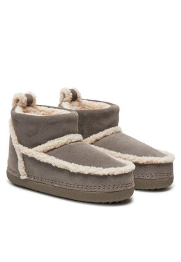 Inuikii Śniegowce Classic 75101-009 Szary. Kolor: szary. Materiał: zamsz, skóra