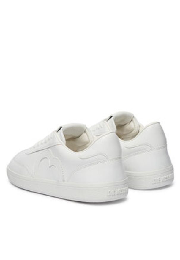 Love Moschino - LOVE MOSCHINO Sneakersy JA15112G1OIA0100 Biały. Kolor: biały. Materiał: skóra