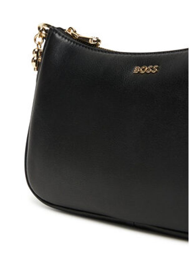 BOSS Torebka 50547773 Czarny. Kolor: czarny. Materiał: skórzane