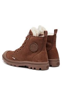 Palladium Trapery PAMPA HI ZIP WL 95982-292-M Brązowy. Kolor: brązowy. Materiał: nubuk, skóra #5