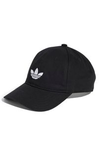 Adidas - Czapka z daszkiem adidas. Kolor: czarny