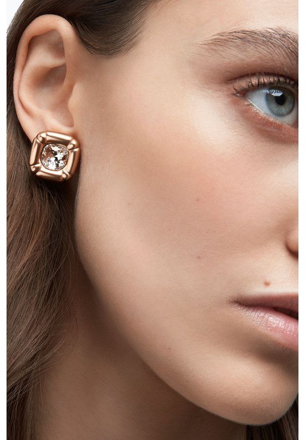 Swarovski - Kolczyki DULCIS. Kolor: złoty