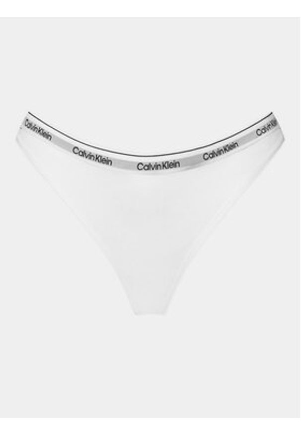 Calvin Klein Underwear Komplet 3 par stringów 000QD5209E Kolorowy. Materiał: bawełna. Wzór: kolorowy