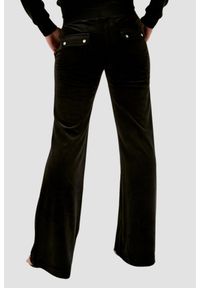 Juicy Couture - JUICY COUTURE Czarne damskie spodnie dresowe Layla Caviar Trackpant, Rozmiar XS. Kolor: czarny. Materiał: dresówka #8