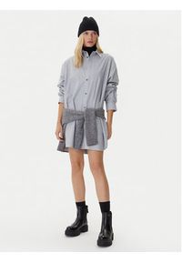 G-Star RAW - G-Star Raw Sukienka koszulowa D26979-C290 Niebieski Oversize. Kolor: niebieski. Materiał: bawełna. Typ sukienki: koszulowe, oversize #6