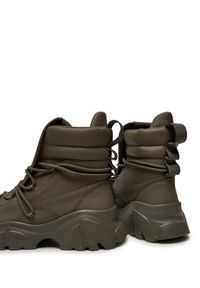 EA7 Emporio Armani Trapery X8M001 XK228 U007 Khaki. Kolor: brązowy. Materiał: skóra #5