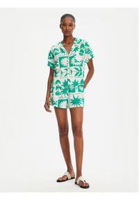 Banana Moon Koszula Taylor Shellpat MHW67 Zielony Loose Fit. Kolor: zielony. Materiał: wiskoza #4