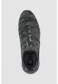 DKNY - Dkny Buty kolor zielony na platformie. Kolor: zielony. Materiał: guma. Obcas: na platformie #5