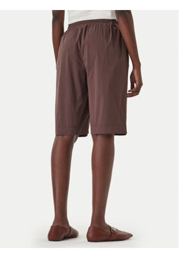 Liu Jo Sport Szorty sportowe TA6289 T416A Brązowy Relaxed Fit. Kolor: brązowy. Materiał: syntetyk