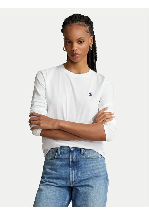 Polo Ralph Lauren Bluzka 211898699001 Biały Regular Fit. Typ kołnierza: polo. Kolor: biały. Materiał: bawełna