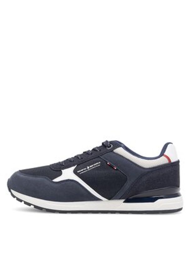 Beverly Hills Polo Club Sneakersy 22MS1001 Granatowy. Kolor: niebieski. Materiał: materiał