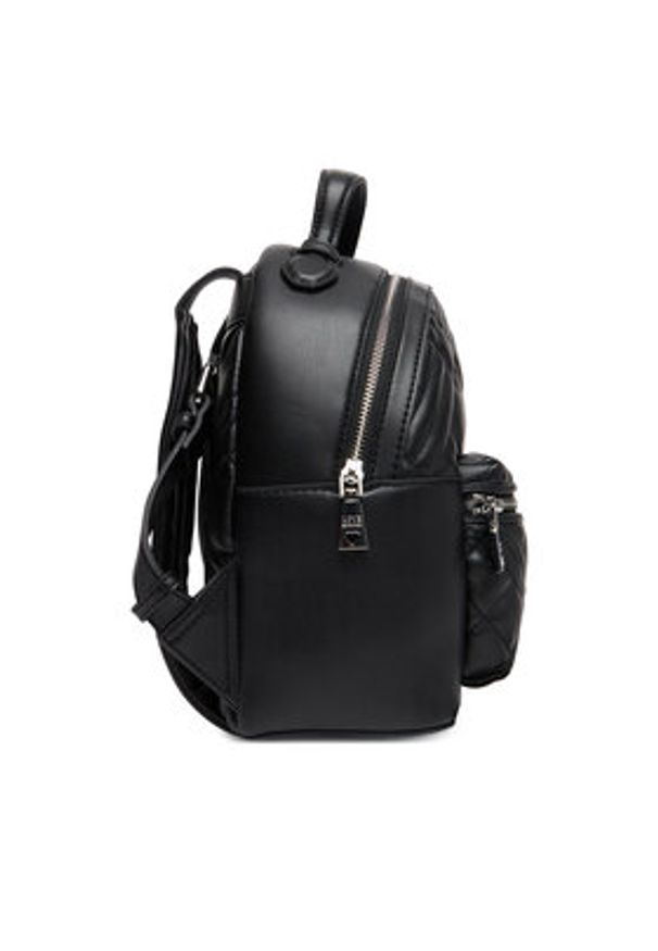 Love Moschino - LOVE MOSCHINO Plecak JC4148PP0MLA000B Czarny. Kolor: czarny. Materiał: skóra