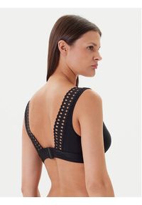 BOSS Góra od bikini Eyelet 50540665 Czarny. Kolor: czarny. Materiał: syntetyk #7
