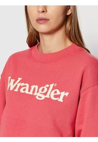 Wrangler - WRANGLER RETRO SWEAT DAMSKA BLUZA KLASYCZNA LOGO HOLLY BERRY W6N0HAXGH. Styl: klasyczny, retro