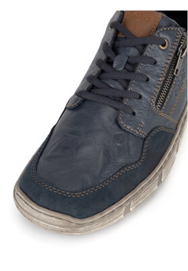 Rieker Półbuty 04003-16 Granatowy. Kolor: niebieski. Materiał: skóra