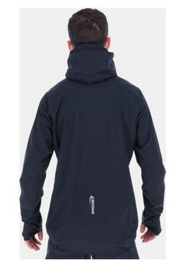 BOXRAW - Kurtka do biegania męska Inov-8 Stormshell. Kolor: czarny. Sezon: zima. Sport: bieganie