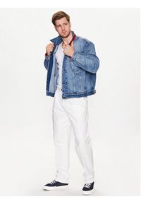 TOMMY HILFIGER - Tommy Hilfiger Kurtka jeansowa MW0MW31196 Granatowy Relaxed Fit. Kolor: niebieski. Materiał: jeans, bawełna #4
