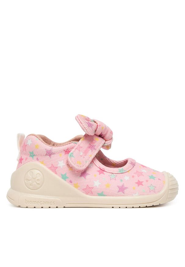 Półbuty Biomecanics. Kolor: różowy