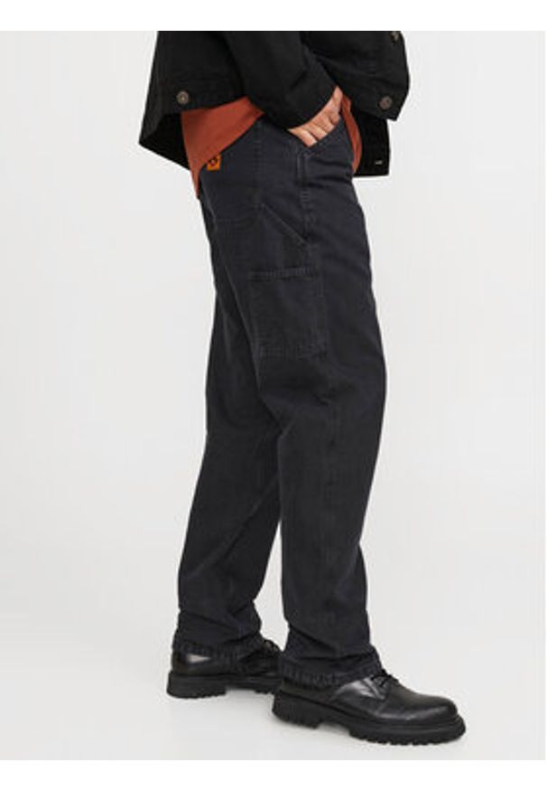 Jack & Jones Jeansy Eddie 12252802 Czarny Loose Fit. Kolor: czarny