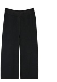 Vero Moda Spodnie dzianinowe Gold Art 10332174 Czarny Loose Fit. Kolor: czarny. Materiał: syntetyk #3