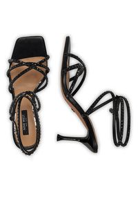 Nine West Sandały SM237-011A Czarny. Kolor: czarny. Materiał: skóra #2