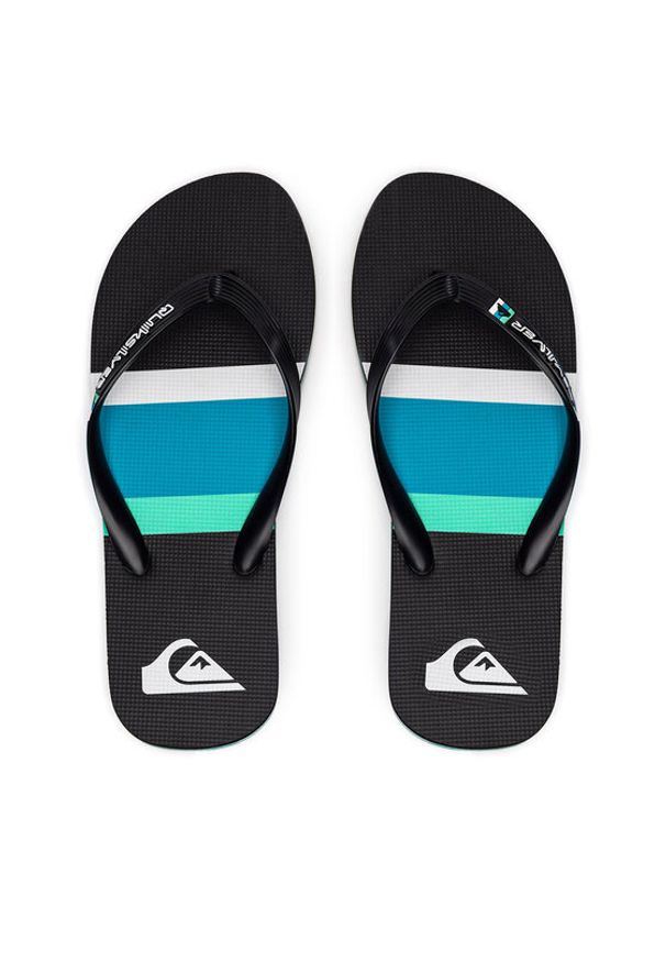 Quiksilver Japonki MOLOKAI STRIPE AQYL101361 KVJ3 Czarny. Kolor: czarny. Materiał: syntetyk